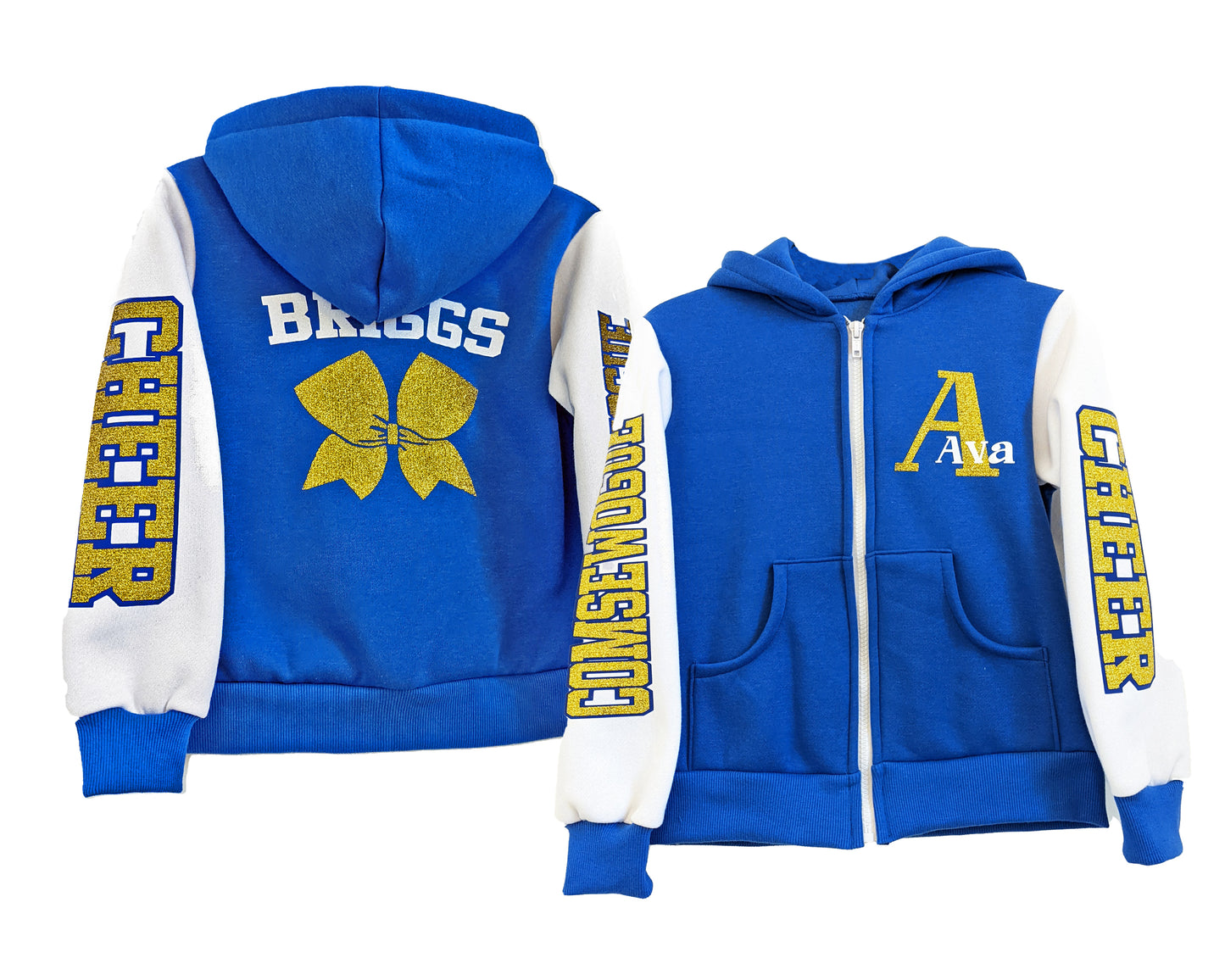 Personalized cheerleader jacket